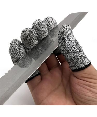 Reusable Anti-Cut Finger Covers - 10PC Gray Protector for Work | Fingertip Bed Protection - Buy Online on GoSupps.com