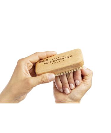 Buy REMOS Hand Brush - Artisan Crafted Beech Wood & Vegan Plant Fiber - Eco-Friendly Cleaning Tool - Buy Online on GoSupps.com