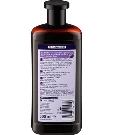 German Lavender Oil Relaxing Bath 500ml - 16.9floz Plastic Bottle | Lavendel Herbal Formula - Buy Online on GoSupps.com