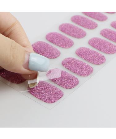 JMEOWIO Pink Nail Foil Glitter - Self-Adhesive Nail Stickers & Decoration for Stunning Nail Designs | International Shipping Available - Buy Online on GoSupps.com