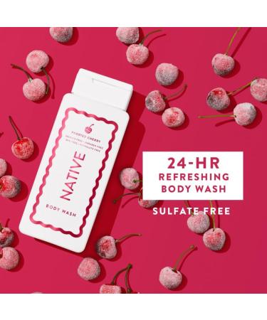 Native Limited Edition Frosted Cherry Body Wash Holiday Set Sulfate-Free Cruelty-Free 18 fl oz 2-Pack - Buy Online on GoSupps.com