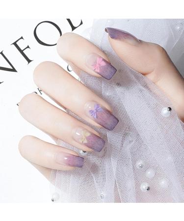 Buy 7 Grille Sweet Bowknot Nail Art Charms - Resin Decorations for DIY Nail Designs | International Shipping - Buy Online on GoSupps.com