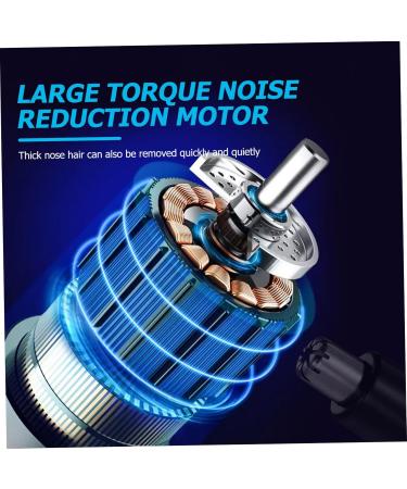 FOMIYES Nose Hair Trimmer - Unisex Nasal Hair Remover Tool Vibrissa Cutter & Cleaner - Blue - 13x1.6cm - Buy Online on GoSupps.com