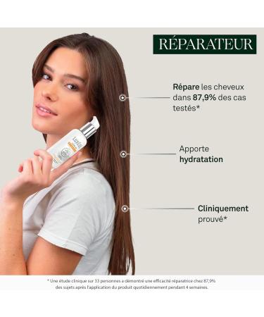 LUX OL - Repairing Serum - Hydration - Repairs Dry Damaged Brittle and Split Ends - No Rinse - 94% Natural Ingredients - Made in France - 75 ml - Buy Online on GoSupps.com