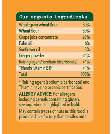 Organix Goodies Organic Gingerbread Men 125g - Buy Online on GoSupps.com