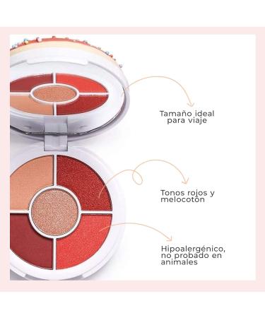 Heart Revolution Donuts Strawberry Sprinkles Eyeshadow Palette - 16.15g | International Shipping Available - Buy Online on GoSupps.com