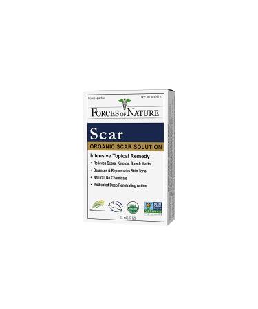Natural Scar Control - Forces Of Nature | Organic 11ml Solution for Old & New Scars, Non-GMO & Non-Toxic - Buy Online on GoSupps.com
