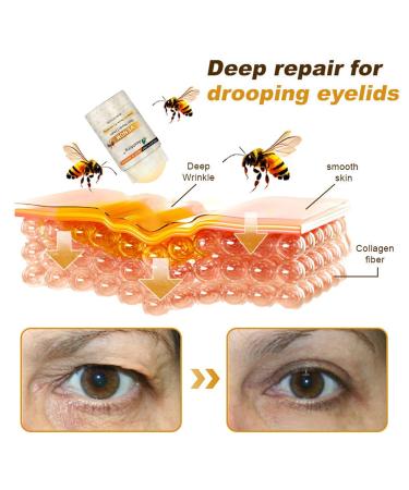 Aeehfeng Bee Venom Skin Repair Cream Advanced Bee Venom Firming Serum Stick Firming & Wrinkle-Reducing Cream Hydrating Natural Ingredients Suitable for All Skin Types (2 Bottle) - Buy Online on GoSupps.com