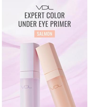 VDL Expert Color Under-Eye Primer (Salmon) - Color-Correcting Concealer for Dark Circles & Uneven Skin Tone | Hydrating Korean Makeup 0.19 oz - Buy Online on GoSupps.com