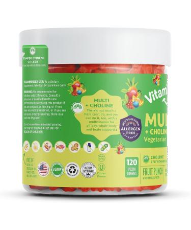 Vitamin Friends Vegetarian Kids Multivitamin Gummies with Choline - 30 Day Supply - Buy Online on GoSupps.com