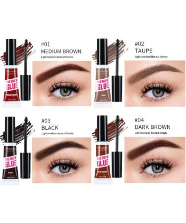 Tinted Brow Gel - 12ml Brow Mascara Gel | Volume Building Mascara Waterproof Eyebrow Mascara Long Lasting Eyebrow Makeup Coatuiyo - Buy Online on GoSupps.com