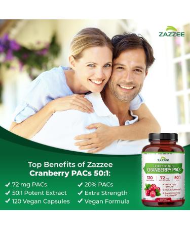Zazzee Urinary Tract Cleanse & Support Bundle | USDA Organic Dandelion Root Extract Plus Super Concentrated Proanthocyanidin Cranberry Extract Capsules for Women | Non-GMO Vegan & ISO Lab Tested - Buy Online on GoSupps.com