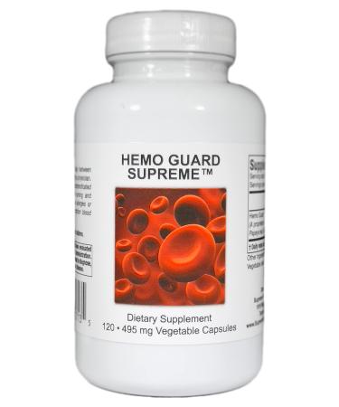 Supreme Nutrition Hemo Guard Supreme 120 Pure Herbal Combination Vegetarian Capsules