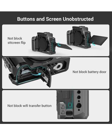 SmallRig Aluminum Cage with Integrated Grip for Canon M50 /M50 II /M5 - 2168C - Buy Online on GoSupps.com