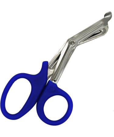 Trauma Shears 7.5'' Stainless Steel Medical Bandage Scissors EMT Shears for Emergency Supplies (Dark Blue)