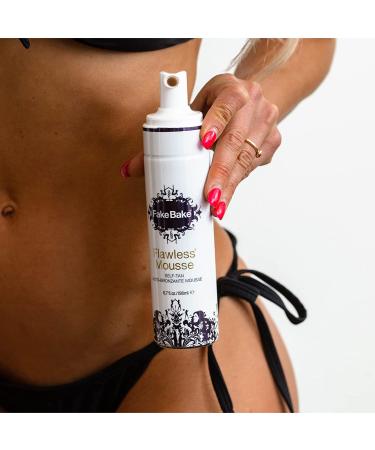 Fake Bake Flawless Self Tanning Mousse - Streak-Free, Long-Lasting Glow - For All Skin Tones - Women & Men - 6.7 oz - Buy Online on GoSupps.com