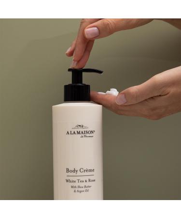 A LA MAISON Body Cr me Fresh Mint & Verveine Shea Butter Body Lotion with Argan & Avocado Oils Rich Nourishing French Formula for Dry Skin 12 oz Amber Collection - Buy Online on GoSupps.com