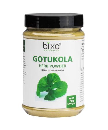 bixa BOTANICAL Gotu Kola Powder (Centella Asiatica) | Ayurvedic Natural Herbal Supplement | Pure Authentic Premium Quality | Improve Overall Health | Natural Herbal Supplement (7 Ounce (Pack of 1))
