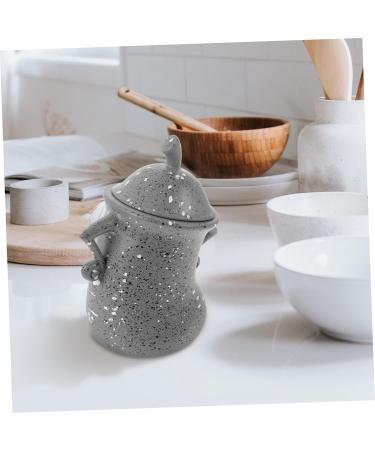 HOMSFOU Sealing Storage Canister Multi-function Coffee Bean Canister Sealed Canister Kitchen Coffee Bean Canister Home Supply Funny Canister Desktop Resin Convenience Jar Office - Buy Online on GoSupps.com