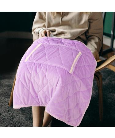 Colcolo Electric Blanket Throw - Comfortable USB Heating Poncho for Home & Camping - Purple Heating Pad for Feet & Back - Buy Online on GoSupps.com