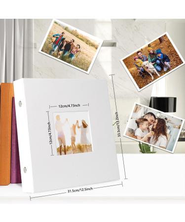 Miaikoe 6x4 Photo Album - 1000 Pockets Large Capacity Linen Album for Family Wedding Anniversary - Holds 1000 10x15cm Photos - White - Buy Online on GoSupps.com