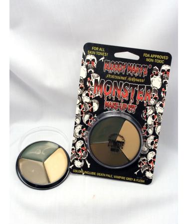 Bloody Mary Tri Color Zombie Foundation Wheel for Costume Halloween