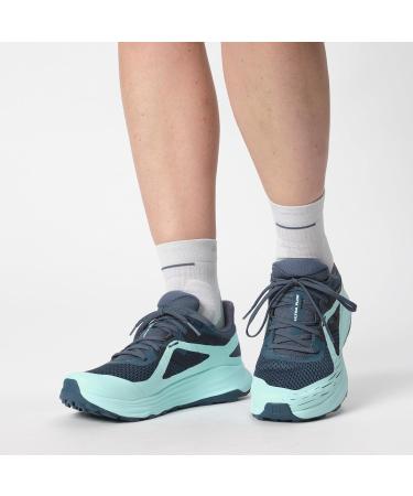 Salomon Ultra Flow Gore-Tex Women's Trail Running Shoes - Waterproof Weatherproof Damping | Size 41 1/3 EU - Deep Dive Tanager Turquoise Carbon - Buy Online on GoSupps.com