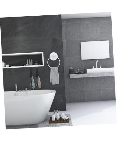 KITANDOVE 2pcs No Punching Hook Clothes Rack Bathrobe Towel Shower Door Hook Storage Hooks Stainless Steel 18X4.2CM Black2 - Buy Online on GoSupps.com