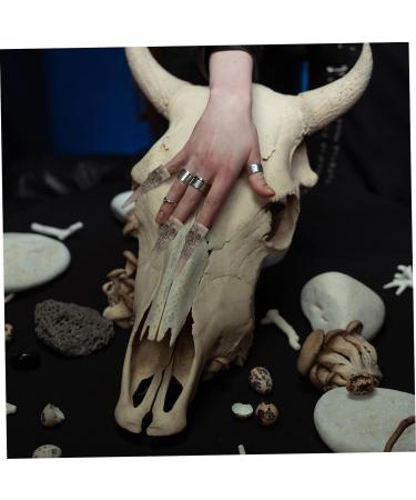 DIKACA Skeleton Fingers Vampire Finger Vampire Costume 5pcs False Nail Set Makeup Plastic Manicure Prom Props Halloween Finger Tips Witch Cosplay Finger Tips As Shown 4 9.5x2.5cm - Buy Online on GoSupps.com