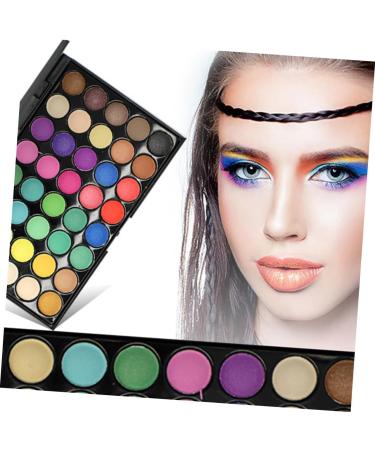 Beavorty 3pcs 40 Cosmetic Ladies for Multicolor Makeup Eyeshadow Combination Smoky Eye Lustre Colors Matte 1 count (Pack of 1) As Shownx3pcs - Buy Online on GoSupps.com