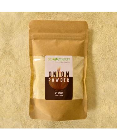 Sovegean Onion Powder 3 52oz/100g-Raw Vegan Gluten Free Food Spices Onion Granulates-Onion Powder Seasoning for Cooking Sauces Baked Goods and More-100% Pure and Natural - Buy Online on GoSupps.com