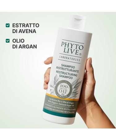 Shampoing Restructurant - Avoine & Huile d'Argan pour Cheveux Secs et Cassants - Format 400 ml - Buy Online on GoSupps.com