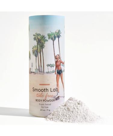Smooth Lab Natural Talc Free Body Powder Fragrance Free Pre Waxing for Sugaring Talc-Free Unscented Organic Dusting Powder for Women Before Hair Removal and Wax Absorbs Moisture