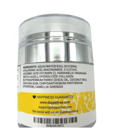 Doppeltree HYDRA BOOST Face Moisturizer - Anti Aging Day & Night Cream with Collagen | Hydrating Anti-Wrinkle Lotion for Men & Women | Made in USA - Buy Online on GoSupps.com