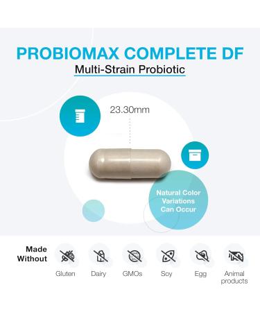 XYMOGEN ProbioMax Complete 45B - 45 Billion CFU Probiotic Supplement - High Dose, Dairy Free Probiotics with Lactobacillus acidophilus - Formerly ProbioMax Complete DF (30 Capsules) - Buy Online on GoSupps.com