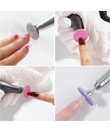 Bestgle Sanding Disc Pedicure 60 Pieces Feet Grinder Sandpaper 25 mm Foot Care Replacement Foot Grinder Head Discs Pad Remover Sandpaper Discs for Cracked Heel Dead Skin with Wave 180 Grit - Buy Online on GoSupps.com