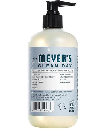 Mrs. MEYER'S CLEAN DAY Liquid Hand Soap, Snow Drop 12.5 Fl Oz (Pack of 2) - Buy Online on GoSupps.com