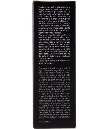 Korff Make Up Brightening Face Base with Hyaluronic Acid and Vitamin E 30ml - Buy Online on GoSupps.com