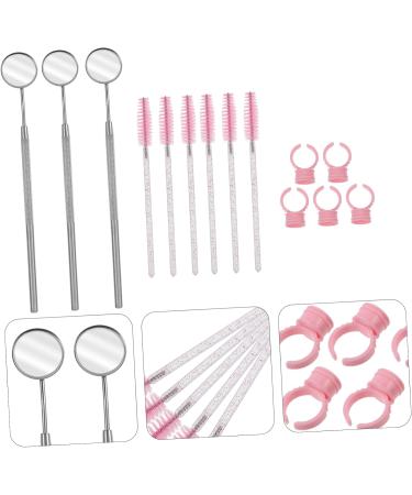 Beavorty 1 Eyelash Makeup Tools false eyelash mirror Eyelash eyelash brush mirror pigment finger ring Brow Eyelash Wands Brush make up lip gloss woman 16x2x0.8cm Pink - Buy Online on GoSupps.com