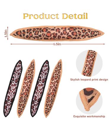 40-Piece Soft Foam Hair Rollers Set - DIY Hair Styling Tools in Black, Brown & Leopard Dot - Buy Online on GoSupps.com