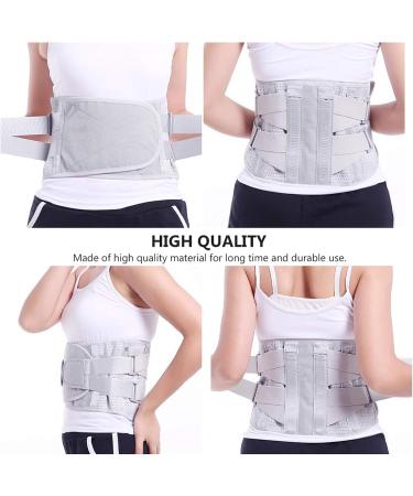 Back Protection Belt(S-XL) with 3 Removable Lumbar Pads 4 Root Bionic Steel Plate Support/Fits Waist Lumbar Support Ease Herniated Disc Lower Back Waist and Stomach Pain XL Black X-Large Black - Buy Online on GoSupps.com