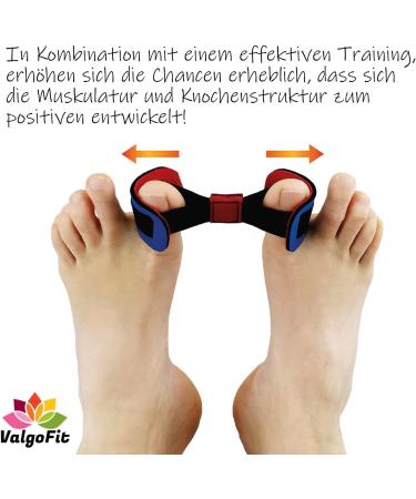 ValgoFit Toe Separator 6x - Hallux Valgus Relief with Ball Protection | Chemical-Free + Training Band & eBook - Buy Online on GoSupps.com