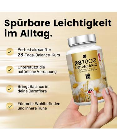 allschatz 28 days Intestinal balance nutritional supplement 90 capsules vegan glutenfree with psyllium seed bowls inulin Lglutamine bacterial cultures vitamin D3 - Buy Online on GoSupps.com