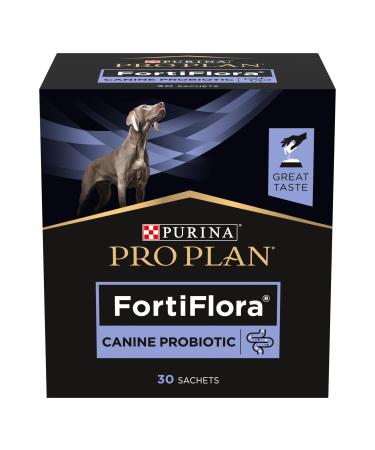 Purina Pro Plan Canine FortiFlora probiotic supplement for dogs 30 sachets