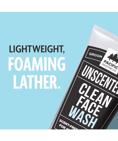 Pacific Shaving Company Clean Facial Wash - Unscented Gentle Face Cleanser with Sea Salt & Aloe Vera for Sensitive Skin - Hydrating Men s Face Wash (7 Oz) - International Shipping Available - Buy Online on GoSupps.com