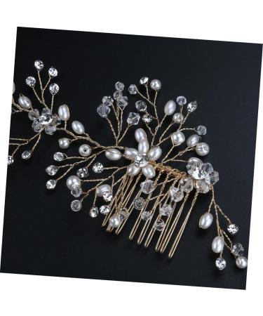 FRCOLOR Bridal Wedding Hair Comb Hair Comb Rhinestone hair pin tiara hairpin bride Ladies Ideas - Buy Online on GoSupps.com