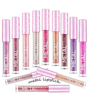 Y-HaLi Waterproof Metal Lipstick - Long-Wearing Non-Fading Love Bronze for Nightclub Makeup | International Shipping Available - Buy Online on GoSupps.com