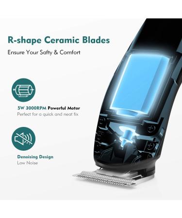 VGR Hair Clippers for Men Professional Hair Cutting Kit Electric Rechargeable Beard Trimmer Cordless Low Noise Beard Shaver for Mens Baby Kids Adult Daily Travel Use with Guide Combs Brush USB Cord - Buy Online on GoSupps.com