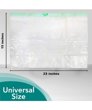 Carebag Commode & Bedpan Liners - 60 Count Super Absorbent Pad, Universal Fit for Bedpans and Commode Buckets - Buy Online on GoSupps.com
