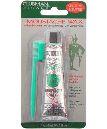 Pinaud Clubman Moustache Wax Neutral .5 oz. by Pinaud Clubman